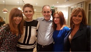Avec les quatre actrices des quatre films-courts de Karim Seghair, Natacha Daunizeau, Marie Le Cam, Valentina Sauca, Noëlla Finzi.