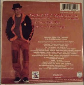 Karim Seghair - Vas-y z'y-vas. Couverture album derrière.