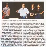 Article de presse de l'ouest France du 7 juillet 2013 avec une photo de Karim Seghair