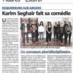 Article de presse publié dans le Var-matin
